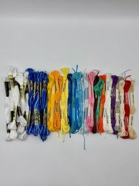 42 Mixed Colors Embroidery Thread Floss Bundle, DIY Arts And Crafts
